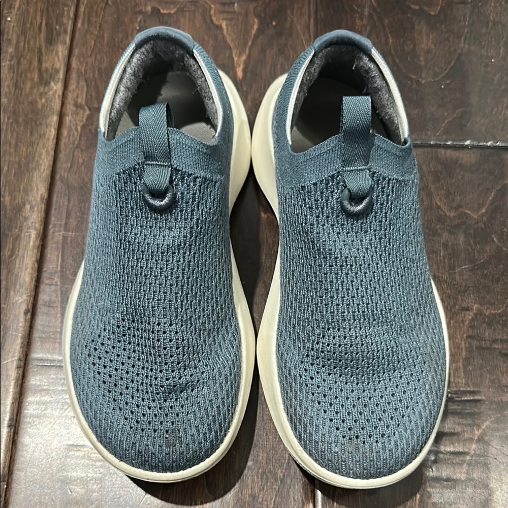 Allbirds Blue Athletic Shoes Knit Slip-On Design